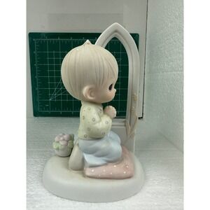 Precious Moments O Worship The Lord Figurine 1985 Boy Praying